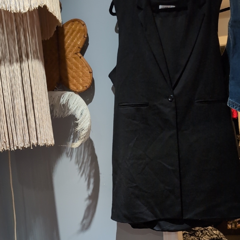 Rickis Size Xxl Black Dress Vest